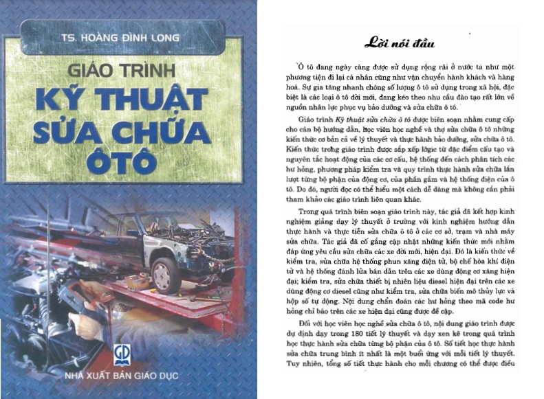 Giáo trình kỹ thuật sửa chữa ô tô