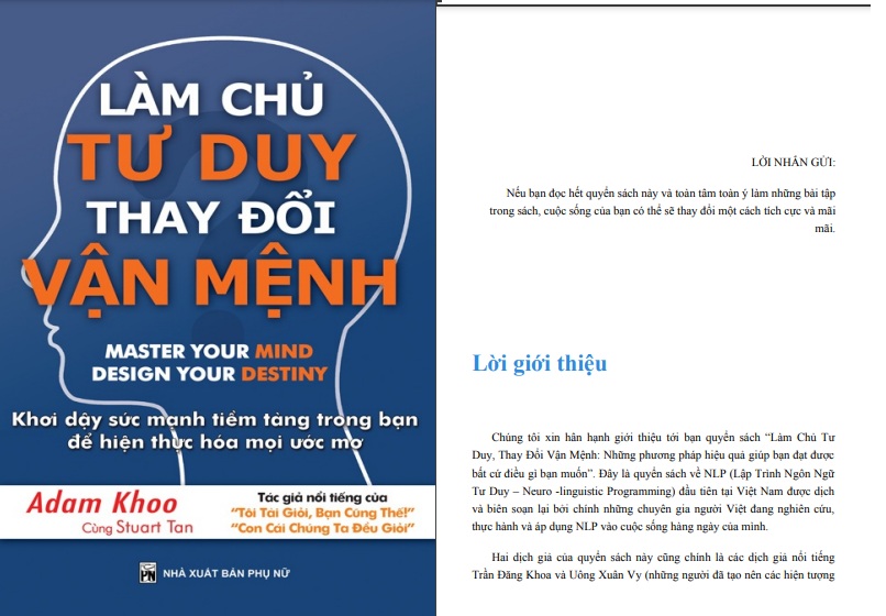 Làm chủ tư duy thay đổi vận mệnh PDF