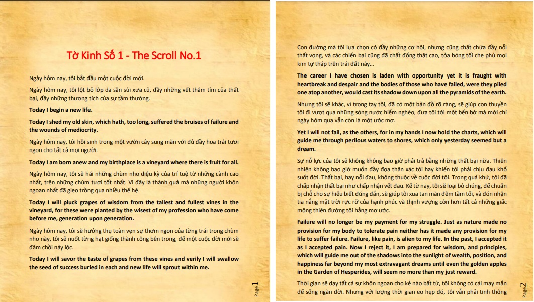 10 tờ kinh PDF