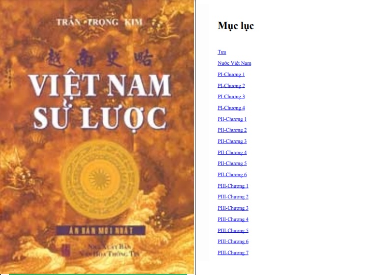 Việt Nam sử lược PDF