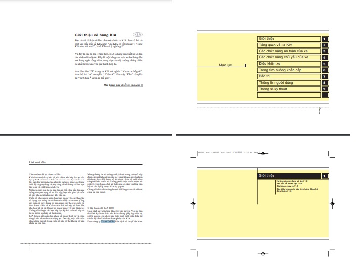 Sách hướng dẫn sử dụng xe Kia Morning PDF