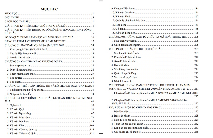 Sách hướng dẫn sử dụng phần mềm MISA