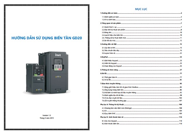 Tài liệu biến tần INVT GD20 tiếng Việt PDF