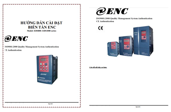 Tài liệu biến tần ENC tiếng Việt PDF