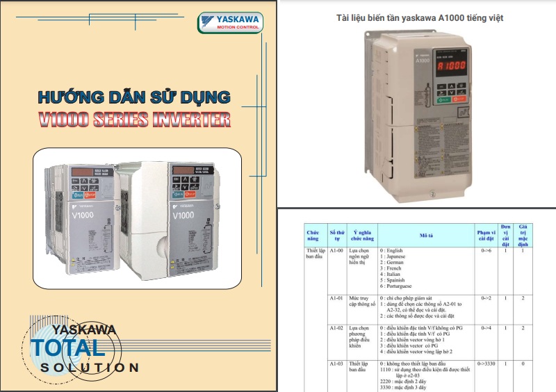 Tài liệu biến tần Yaskawa tiếng Việt