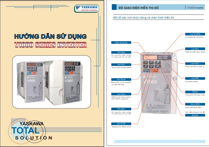 Tài liệu biến tần Yaskawa V1000 tiếng Việt