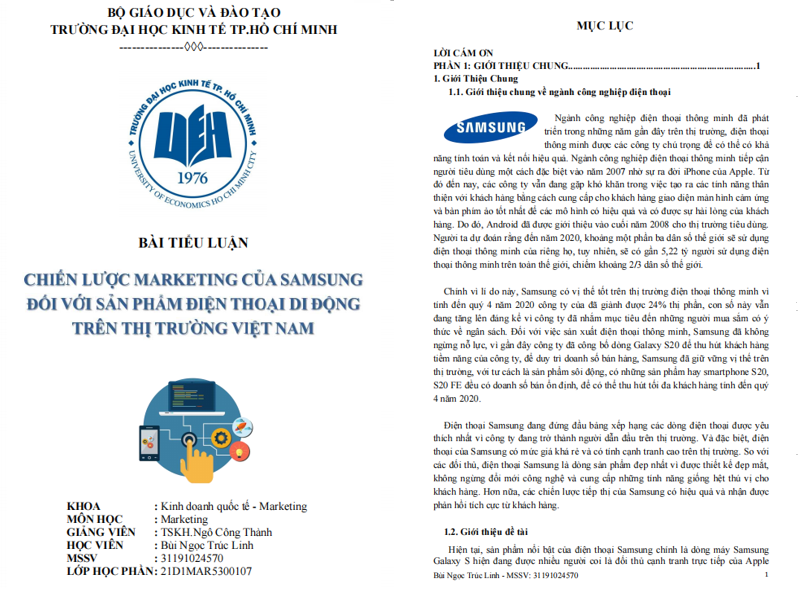 Chiến lược Marketing của SamSung