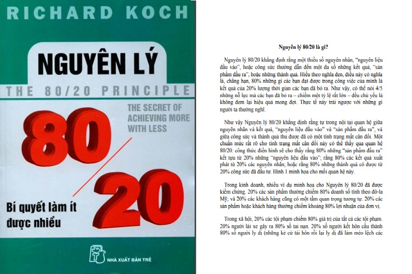 Nguyên lý 80 20 PDF