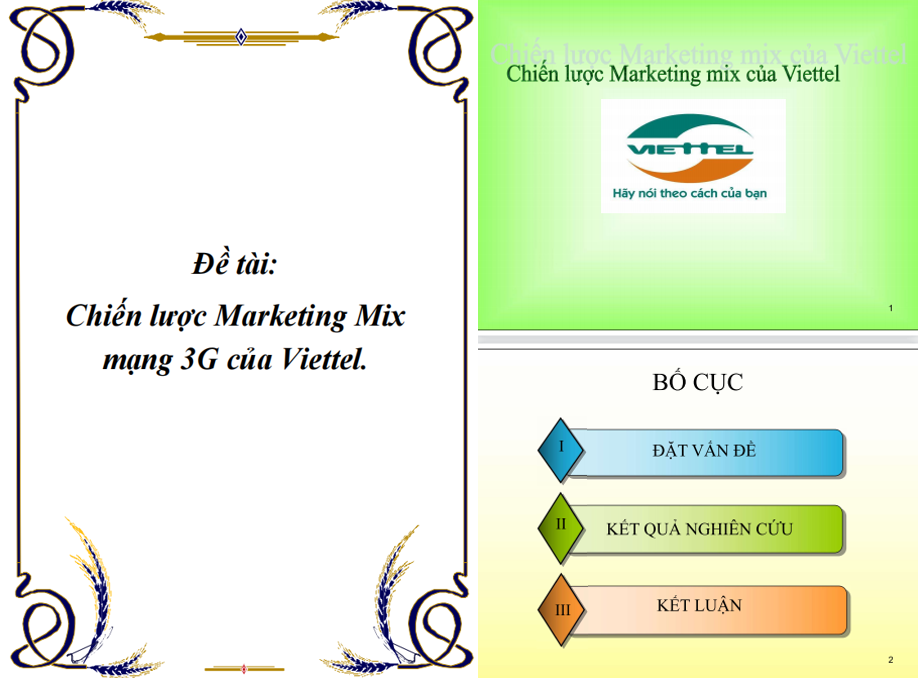 Chiến lược Marketing của Viettel