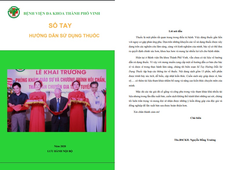 Sổ tay sử dụng thuốc PDF