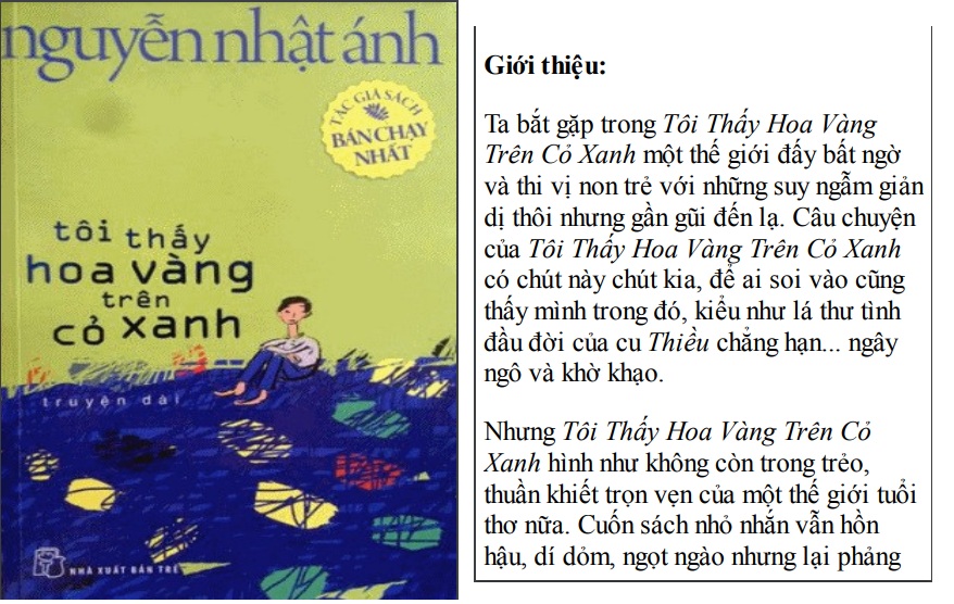 Tôi thấy hoa vàng trên cỏ xanh PDF