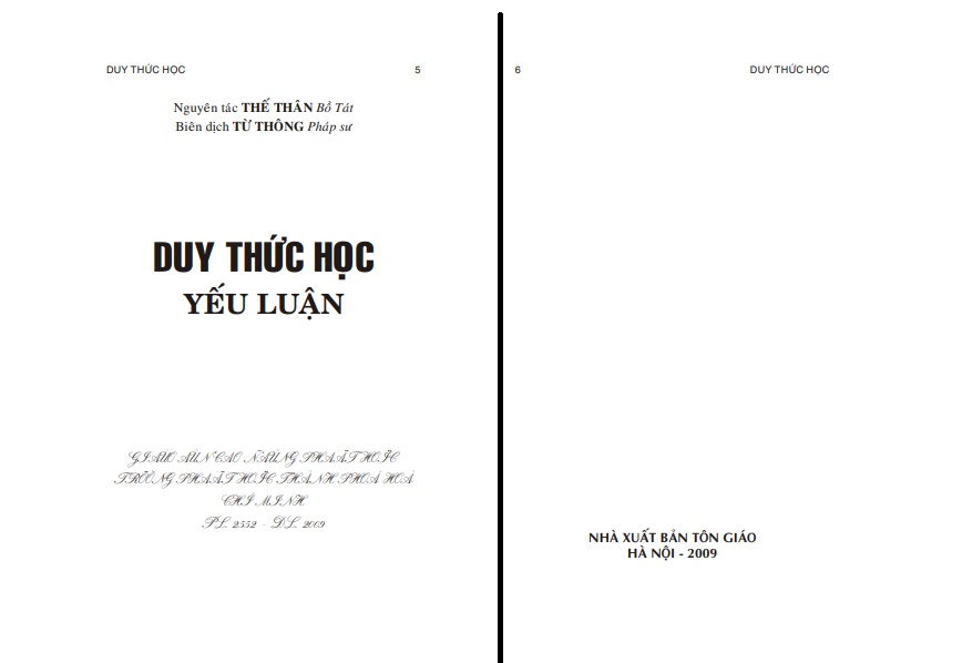 Duy thức học yếu luận PDF