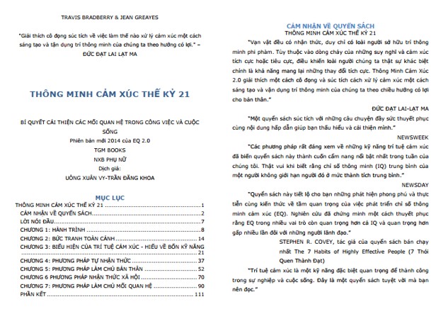 Tải sách Thông minh cảm xúc thế kỷ 21 PDF