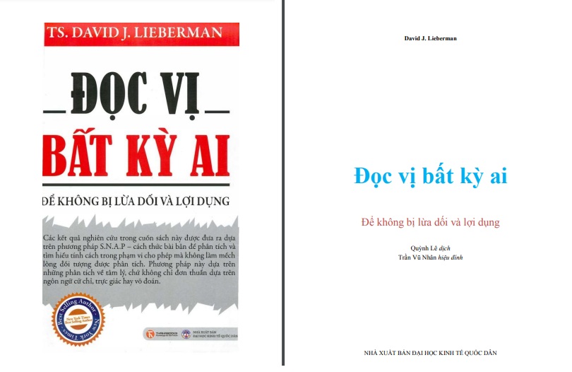 Sách đọc vị bất kỳ ai PDF