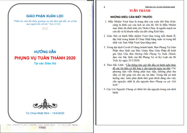 Nghi thức tuần thánh PDF