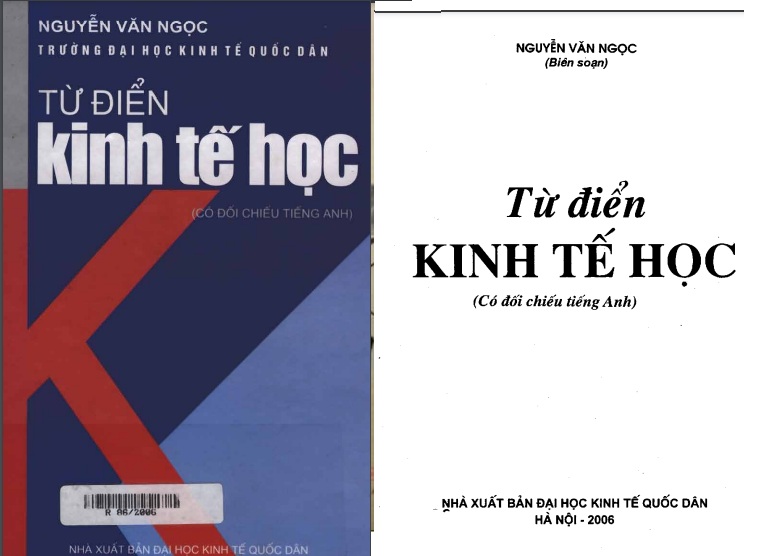 Từ điển kinh tế học PDF