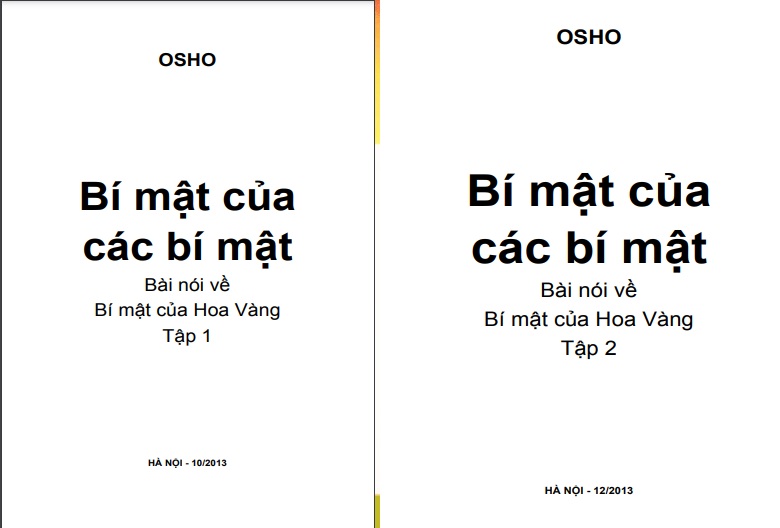 Bí mật của những bí mật Osho PDF