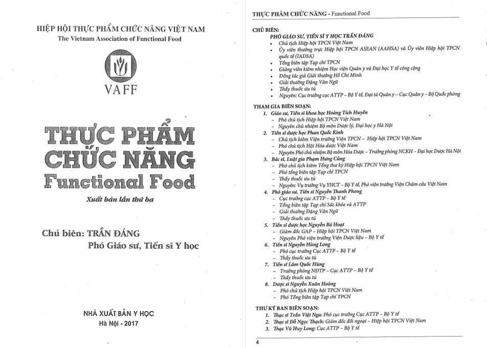 Sách thực phẩm chức năng PDF