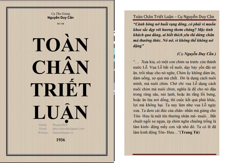 Toàn chân triết luận PDF