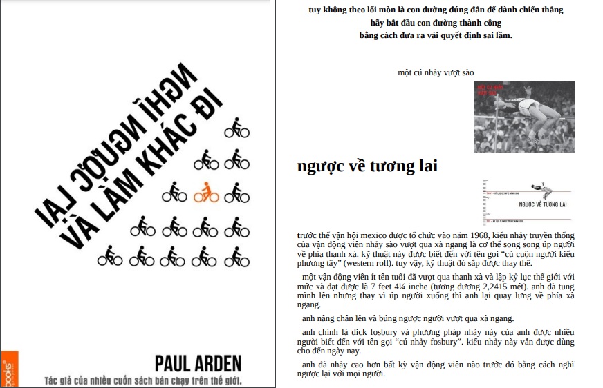 Nghĩ ngược lại và làm khác đi PDF