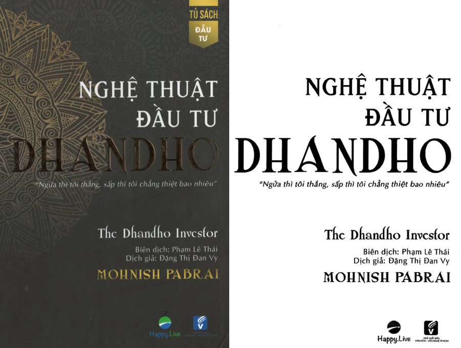 Sách nghệ thuật đầu tư Dhandho PDF tiếng Việt - ViecLamVui