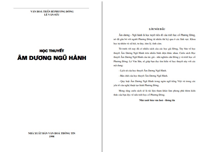 Học thuyết Âm Dương Ngũ Hành PDF