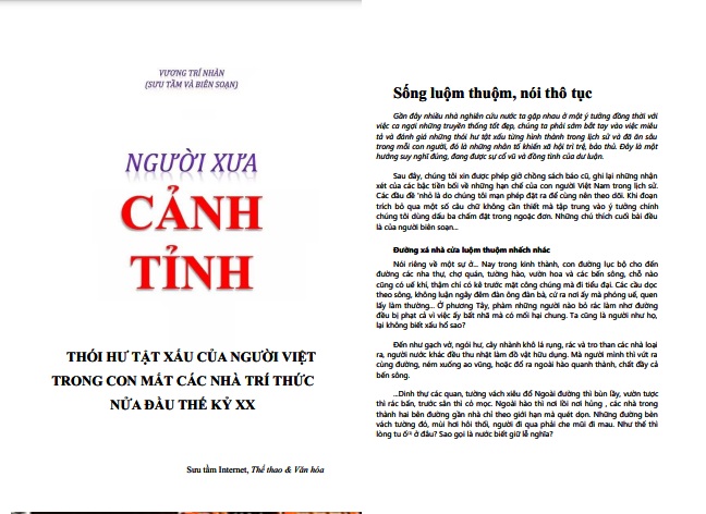 Người xưa cảnh tỉnh PDF