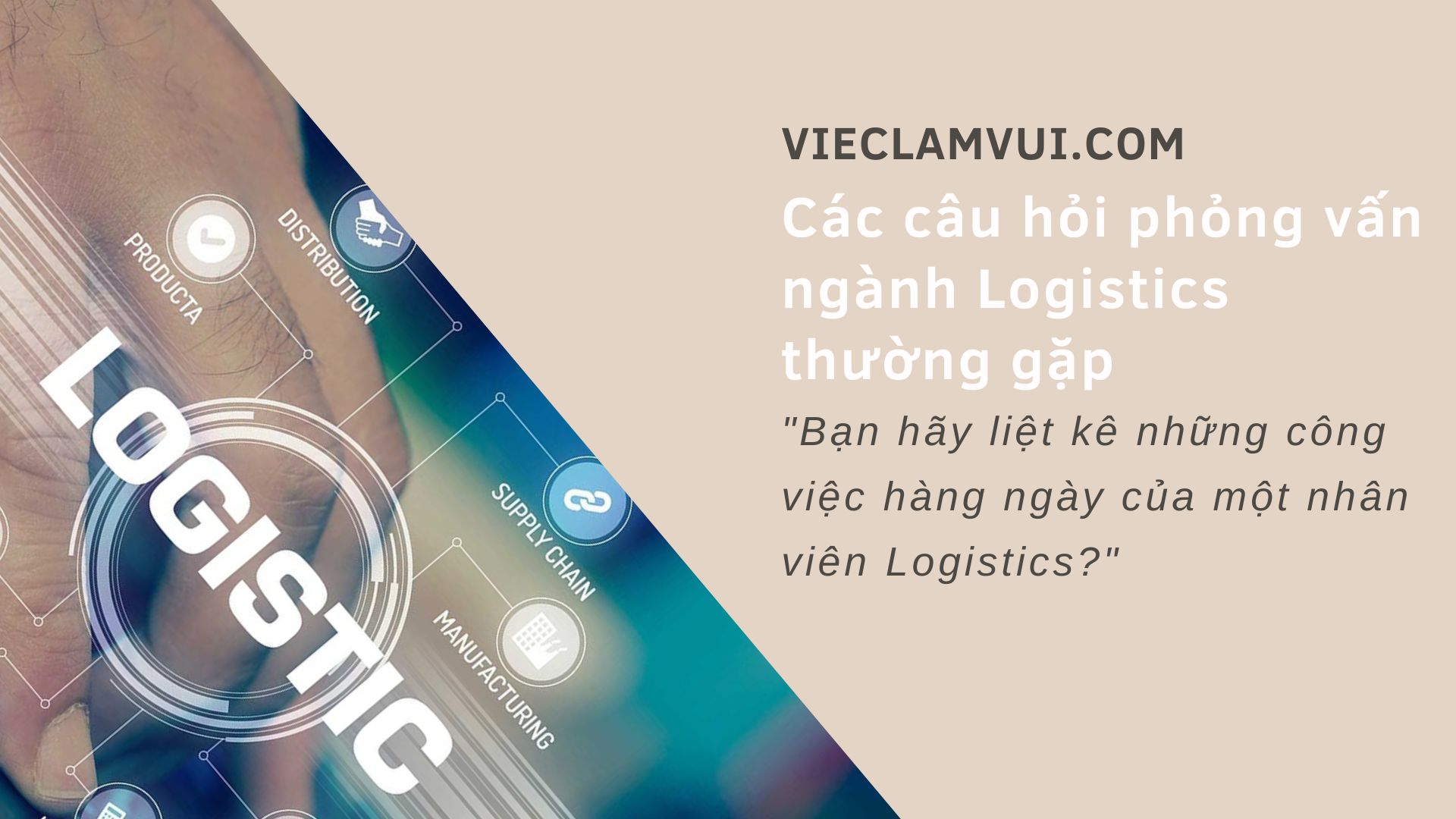 Các câu hỏi phỏng vấn ngành Logistics thường gặp - ViecLamVui