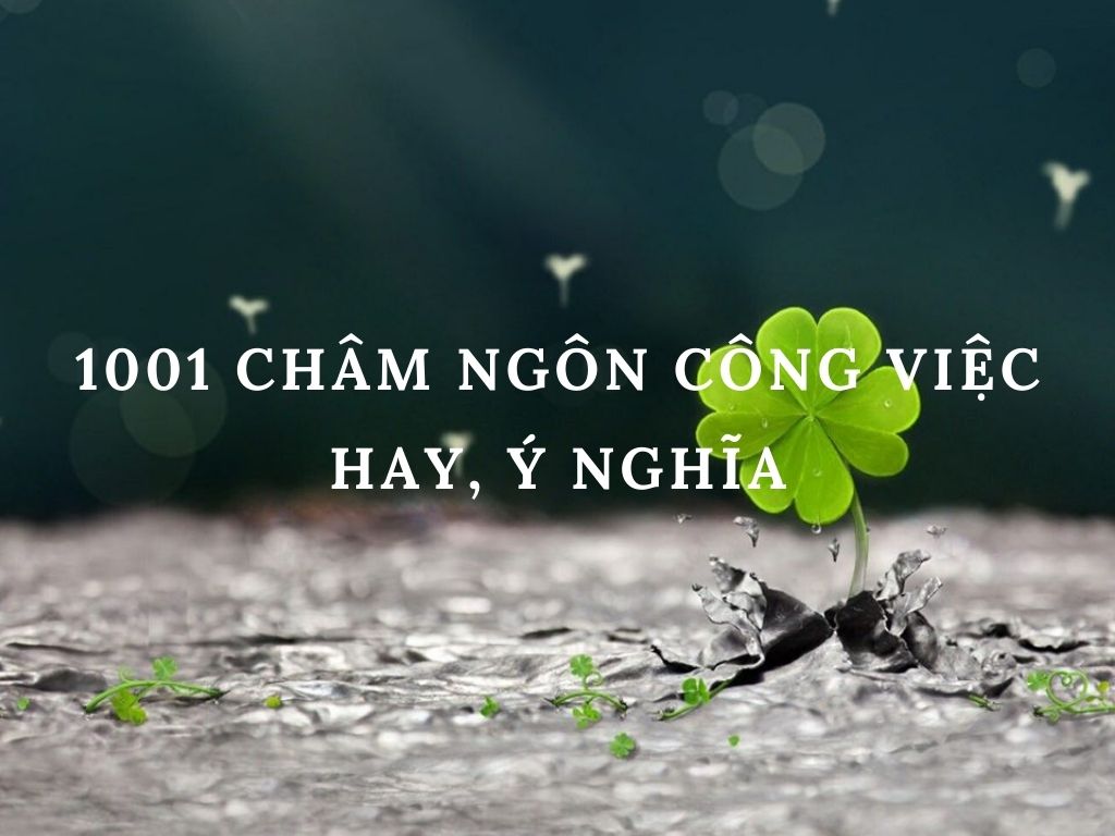 Châm ngôn công việc - ViecLamVui