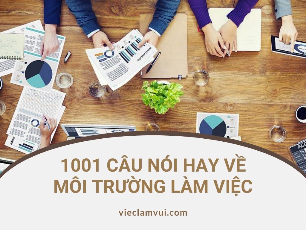 1001 Câu nói hay về môi trường làm việc - ViecLamVui