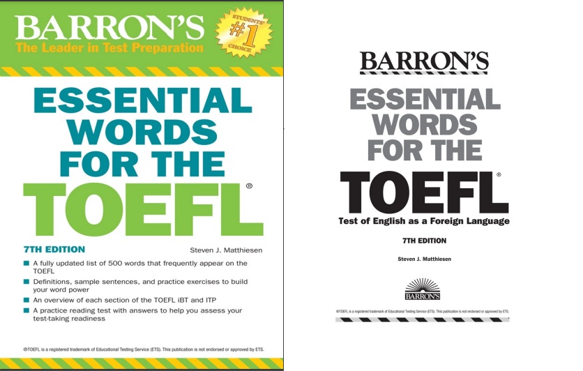 Barron's Essential Words For The Toefl 7th Edition PDF