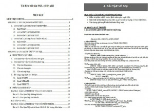 Bài tập SQL có lời giải PDF