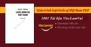Giáo trình luật hình sự Việt Nam PDF