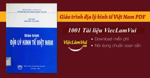 Giáo trình địa lý kinh tế Việt Nam PDF