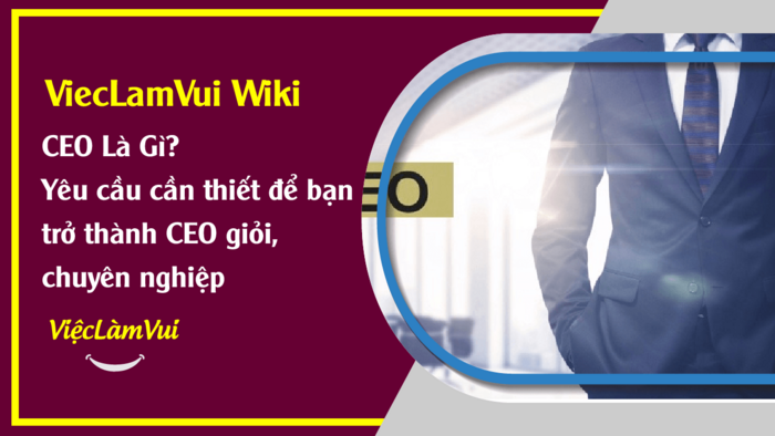 CEO là gì? ViecLamVui Wiki