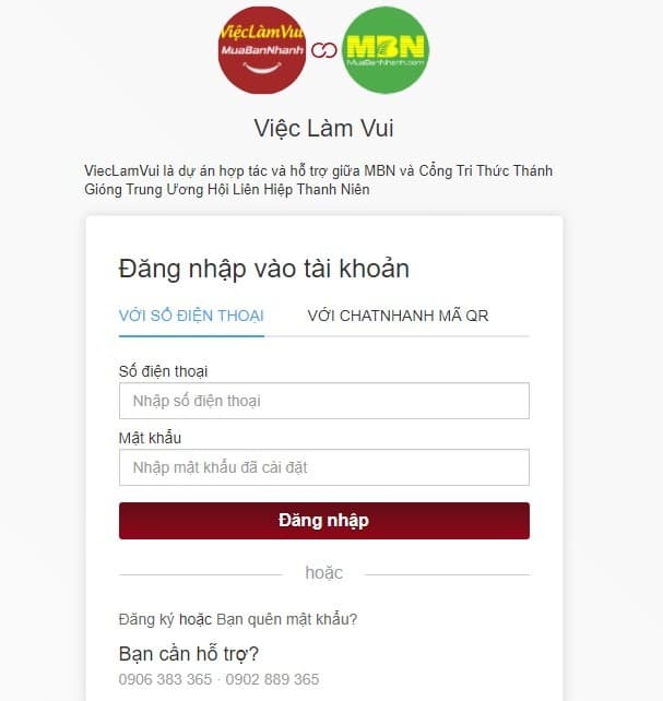 Cách tạo hồ sơ xin việc online - Bước 2 - ViecLamVui