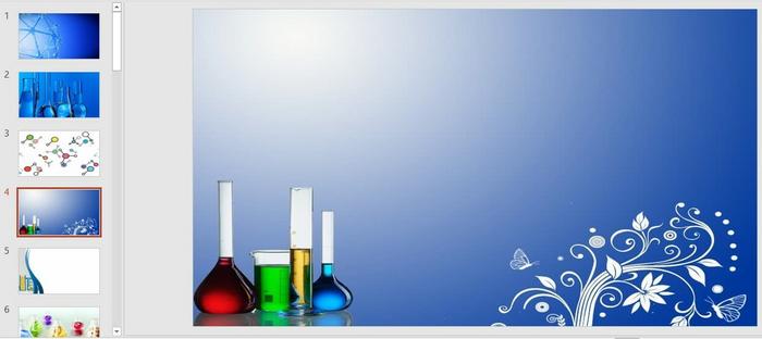 Mẫu hình nền Powerpoint hóa học - ViecLamVui