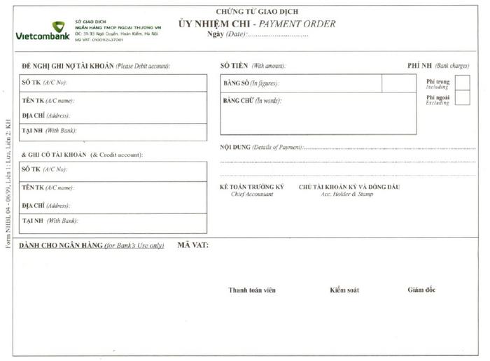 Mẫu Unc Vietcombank File Pdf