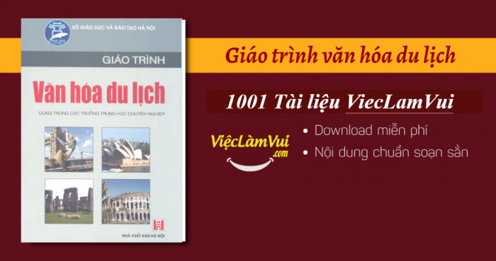 Giáo trình văn hóa du lịch PDF