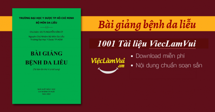 Ngoài tài liệu PDF, tài liệu bài giảng bệnh da liễu có sẵn dưới dạng khác không?
